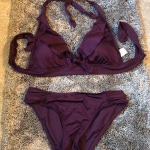 Ladies plum Kona Sol bikini from Target